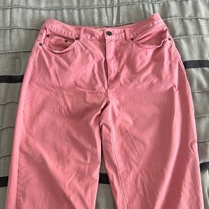 Pink pants Talbots size 8 stretch
